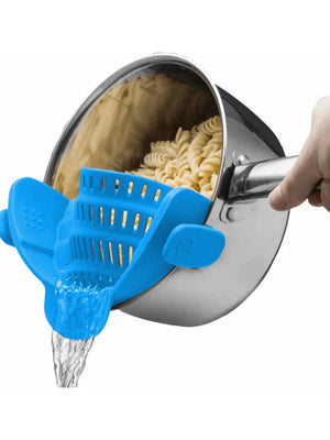 Adjustable Clip-On Silicone Strainer