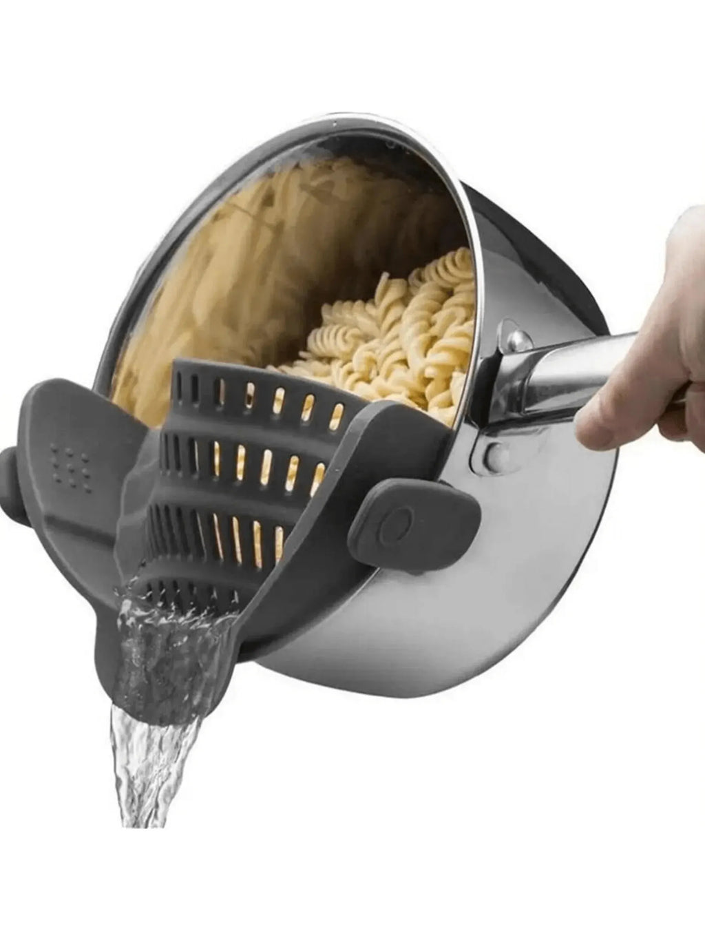 Adjustable Clip-On Silicone Strainer