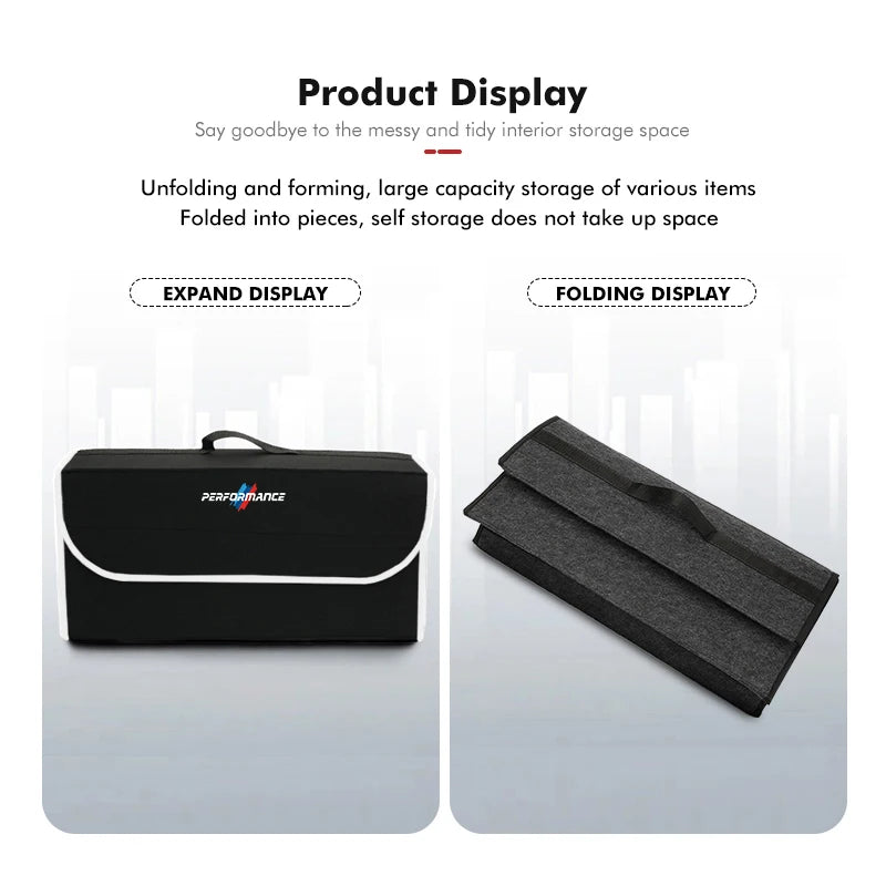 Car Trunk Organizer – Large Folding Storage Box
