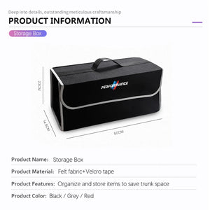 Car Trunk Organizer – Large Folding Storage Box