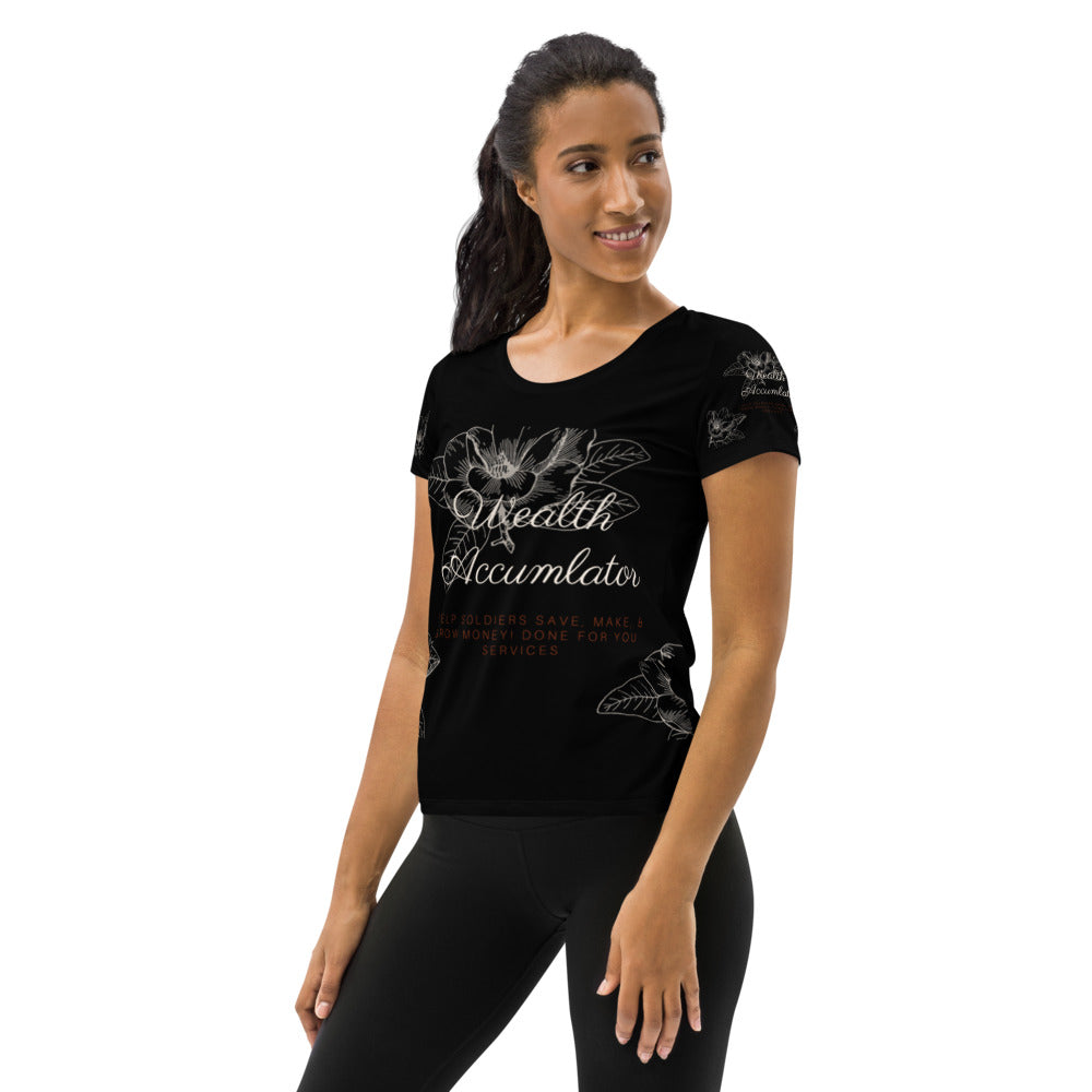 All-Over Print Women's Athletic T-shirt