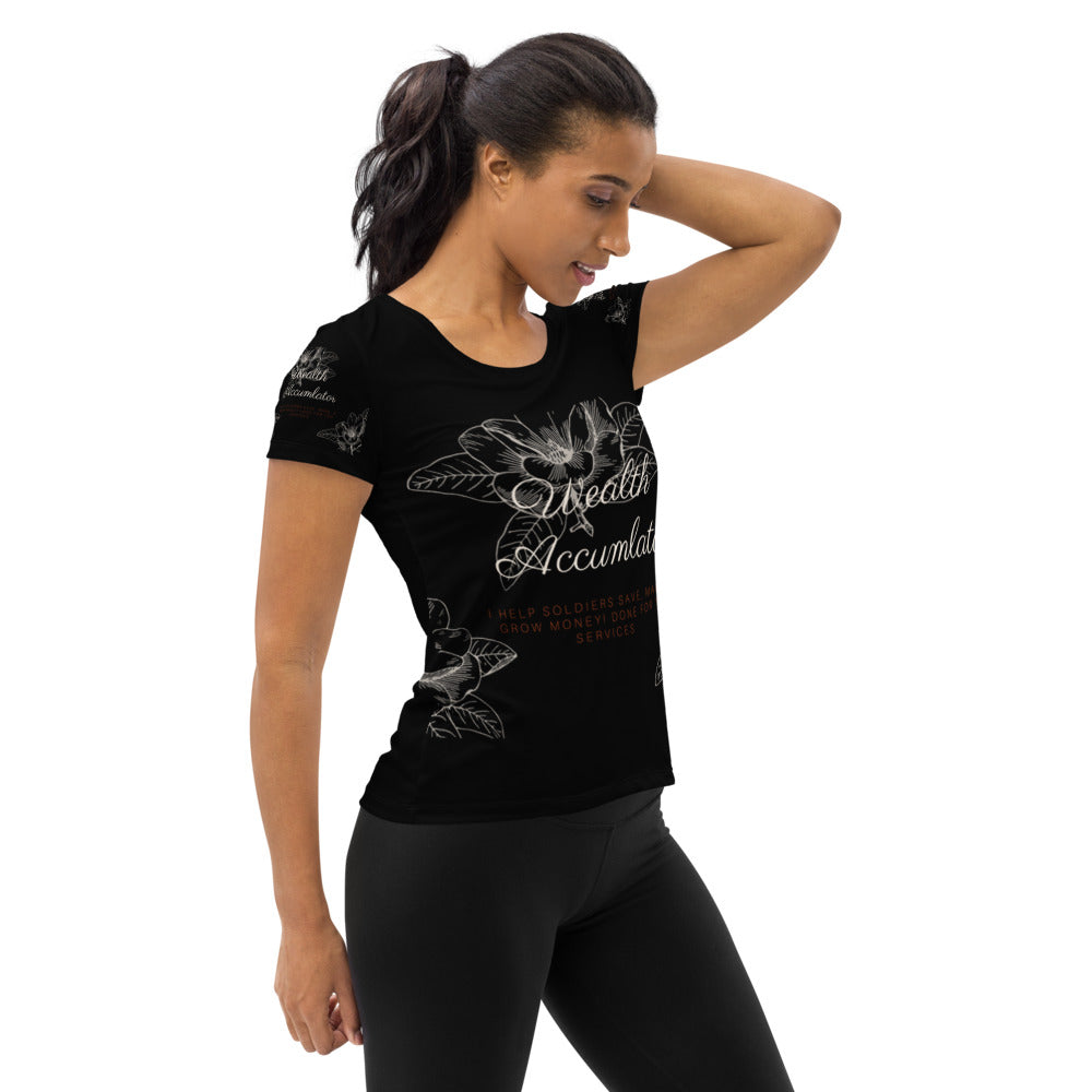 All-Over Print Women's Athletic T-shirt