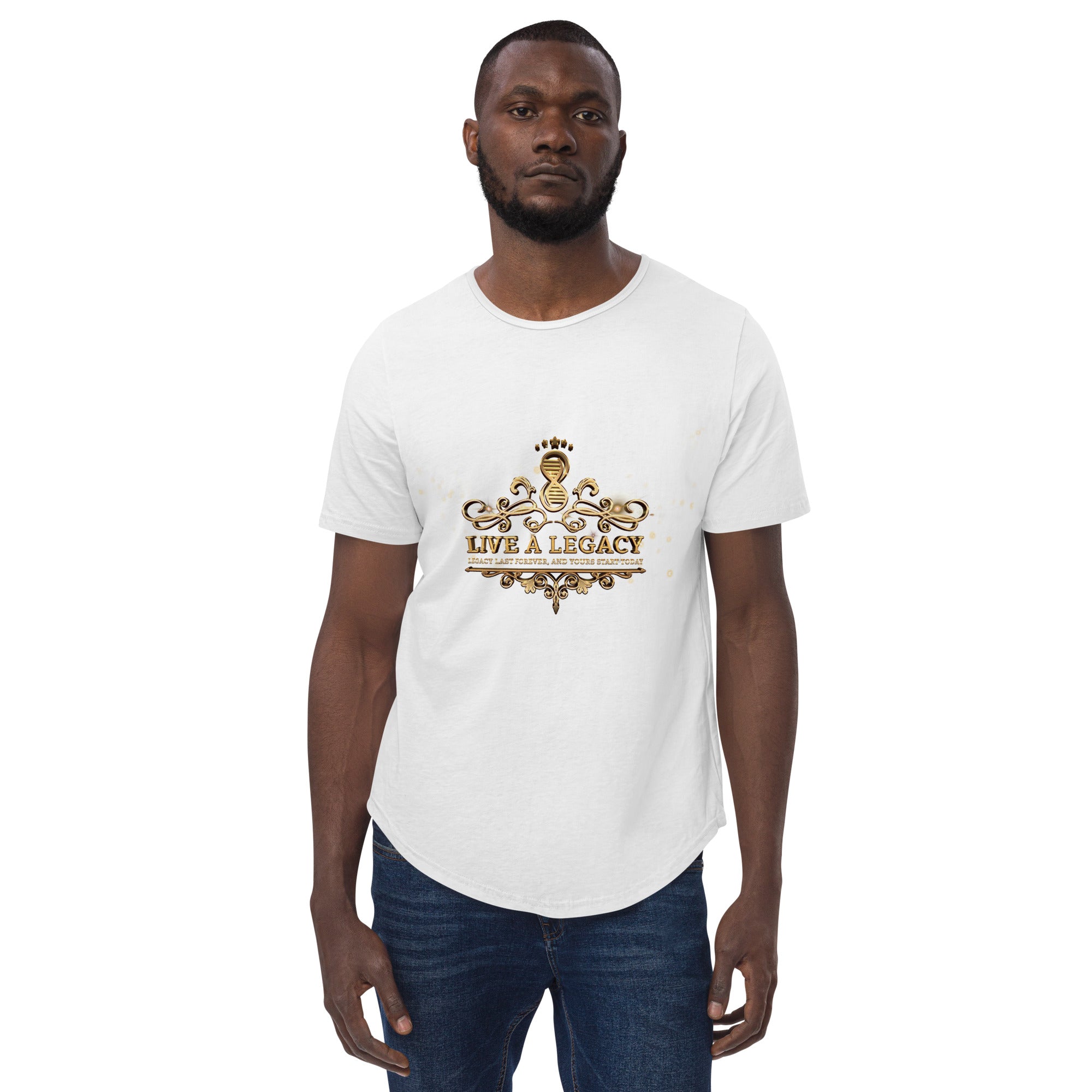 Live A Legacy Curved Hem T-Shirt