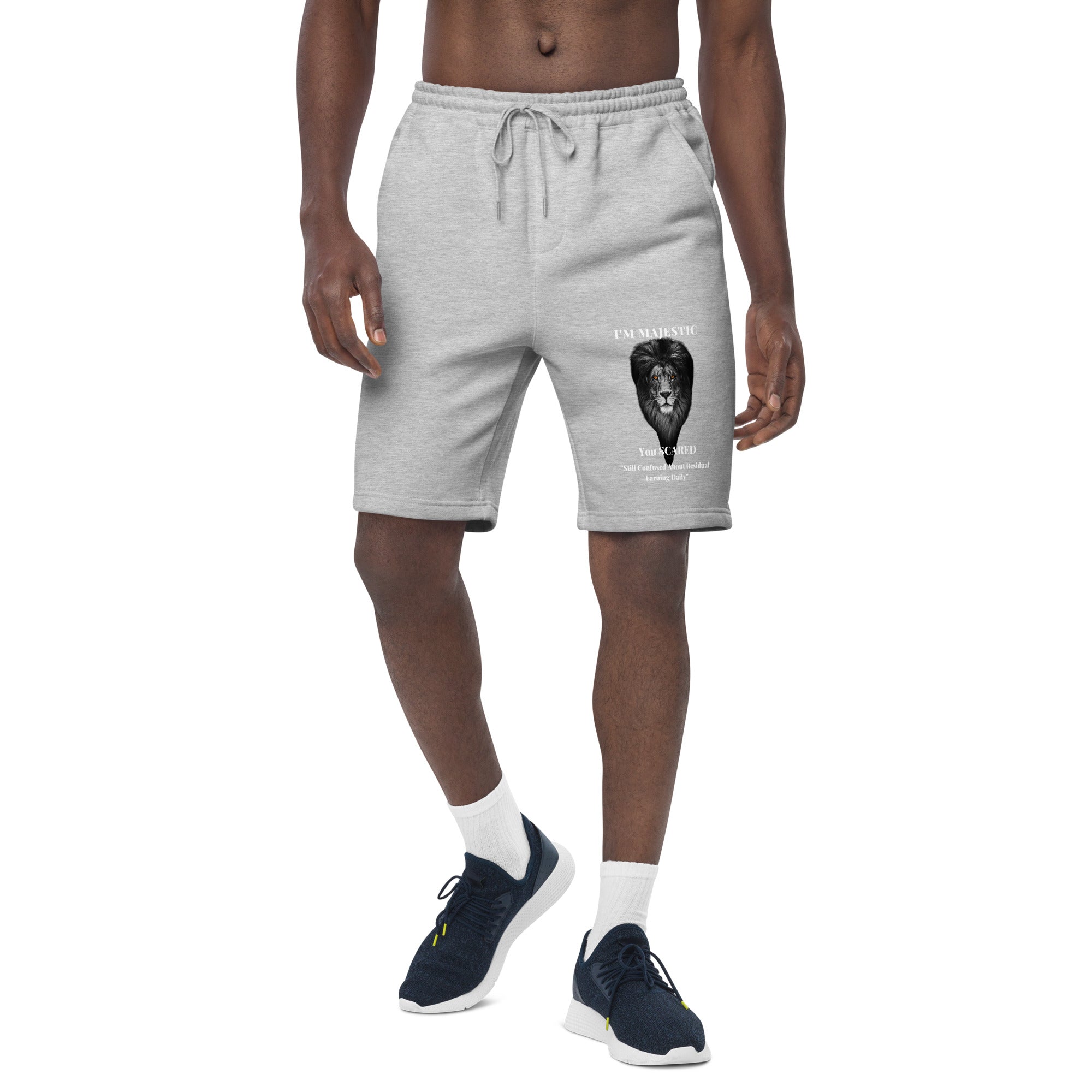 100% Lion Fleece Shorts