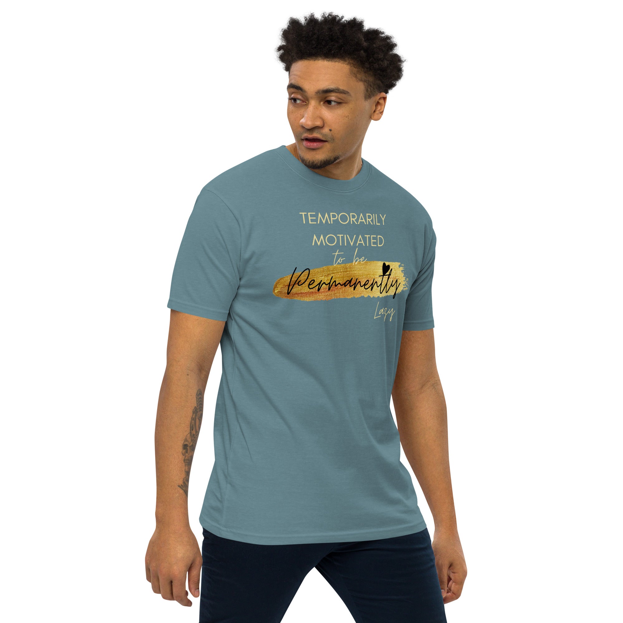 Temporarily Motivated Premium Heavyweight Tee