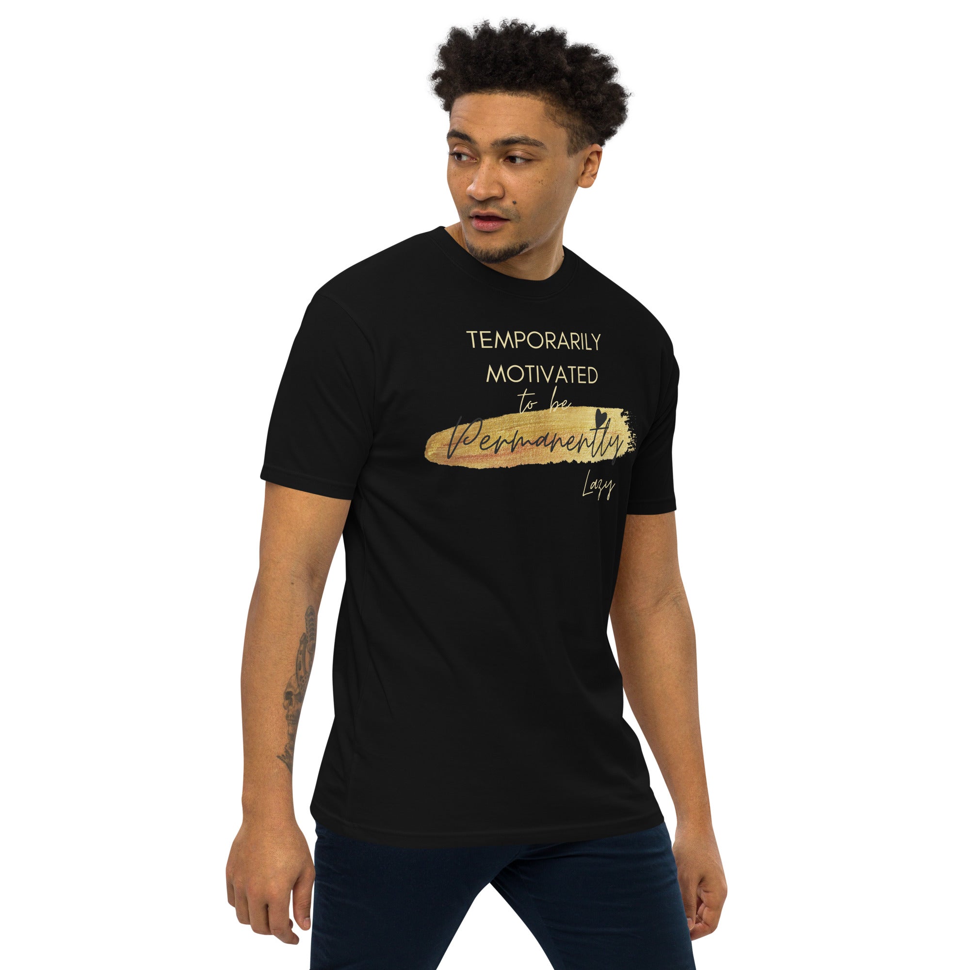 Temporarily Motivated Premium Heavyweight Tee