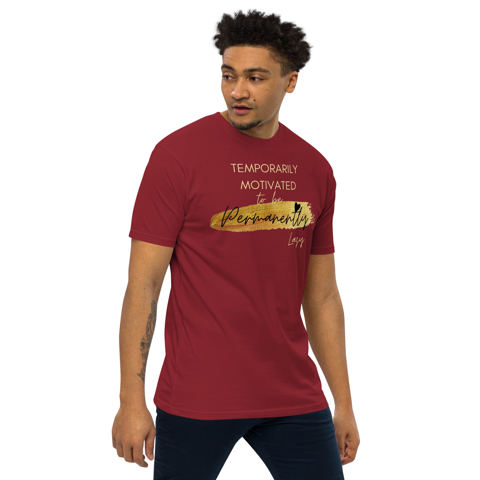 Temporarily Motivated Premium Heavyweight Tee